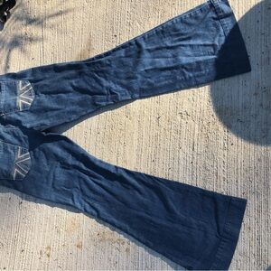 American Eagle Outfitters RN 54485 CA 03873 Women's Straight Bule Jeans Size 14